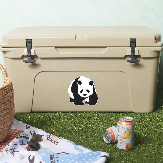Grote Panda-Sticker Sticker (Koeler)