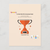 Grote Papa Briefkaart (Voorkant)