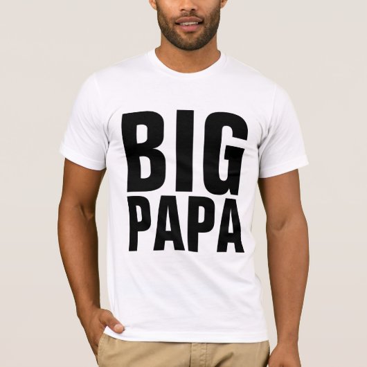 GROTE PAPA HEREN DAD T-SHIRTS (Voorkant)