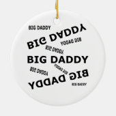 Grote papa. keramisch ornament (Achterkant)