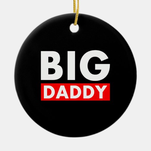 Grote papa keramisch ornament (Voorkant)