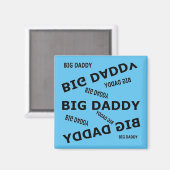 Grote papa. Magneet (Voorkant / Achterkant)