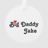 Grote papa met rode hart ornament (voorkant)