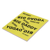 Grote papa. tegeltje (Zijkant)