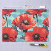 grote papaverbloem tissuepapier (Craft)