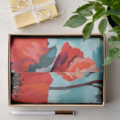 grote papaverbloem tissuepapier (Geschenk)