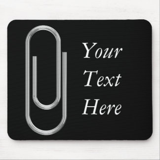 grote papierklem muismat