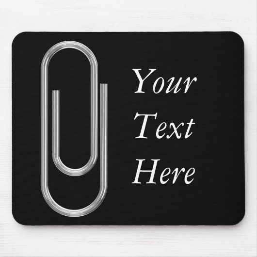 grote papierklem muismat (Voorkant)