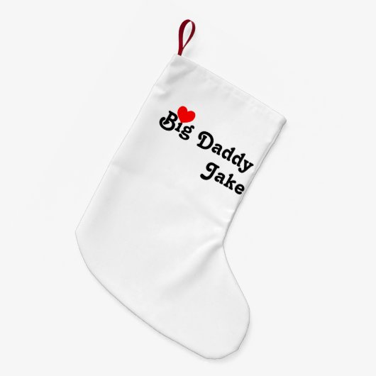Grote pappie kleine kerststop kerstsok (Voorkant (Hangend))