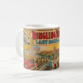 Grote parade met Mannen in uniformen te paard Koffiemok (Voorkant links)