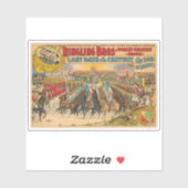 Grote parade met Mannen in uniformen te paard Sticker (Vel)