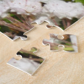 Grote parelmoervlinder op berglaurier legpuzzel (Zijkant)
