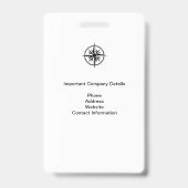 GROTE PAS MET FOTO I.D. PERSEPASSAGE EVENEMENT BADGE (Achterkant)