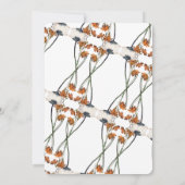 Grote pattenVrijgezellenfeest van de lente Kaart (Achterkant)