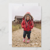 Grote penseel met foto's, met pretkerst feestdagenkaart (Achterkant)