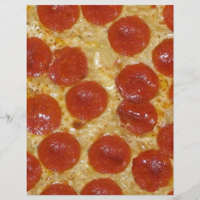 grote pepperoni pizza (Voorkant)
