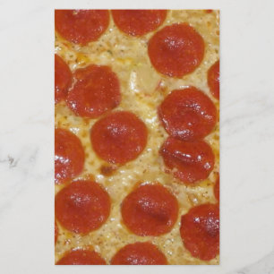 grote pepperoni pizza briefpapier