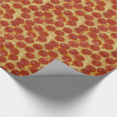 grote pepperoni pizza cadeaupapier (Hoek)