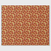 grote pepperoni pizza cadeaupapier (Vlak)