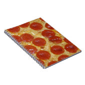 grote pepperoni pizza notitieboek (Rechterzijde)