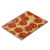 grote pepperoni pizza notitieboek (Linkerzijde)