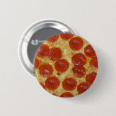 grote pepperoni pizza ronde button 5,7 cm (Voorkant /achterkant)