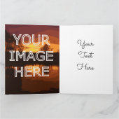 Grote persoonlijke foto op zaterdag kaart (Binnen)