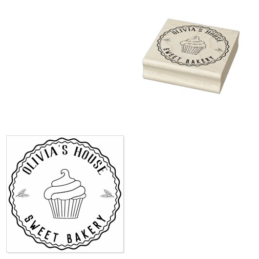 Grote persoonlijke gepersonaliseerde huishoudelijk rubberstempel (Gestempeld)