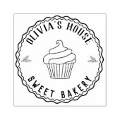 Grote persoonlijke gepersonaliseerde huishoudelijk rubberstempel (Afrduk)