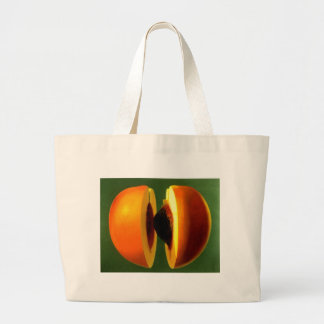 grote perzikzak tote bag