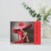 GROTE PET DERBY PARTY UITNODIGING BRIEFKAART (Staand voorkant)