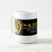 Grote Philistines MC Coffee-Mok Koffiemok (Voorkant links)