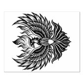 Grote Phoenix Wood Art Rubber Stamp Rubberstempel (Afrduk)