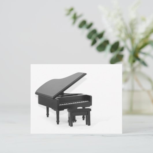 Grote piano briefkaart (Staand voorkant)