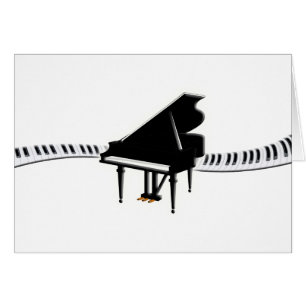 Grote piano en toetsenbord