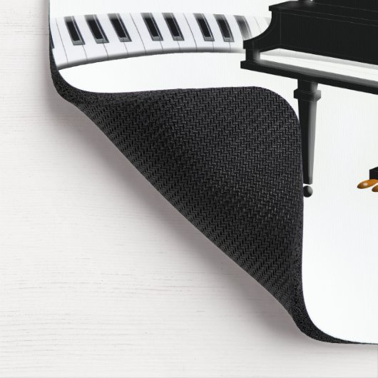 Grote piano en toetsenbord muismat (Hoek)