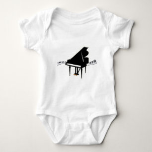 Grote piano en toetsenbord romper