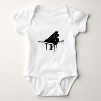 Grote piano en toetsenbord romper