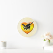 Grote Piano Heart Clock Ronde Klok (Huis)