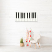 Grote Piano Keys  Muziek Spandoek (Insitu)