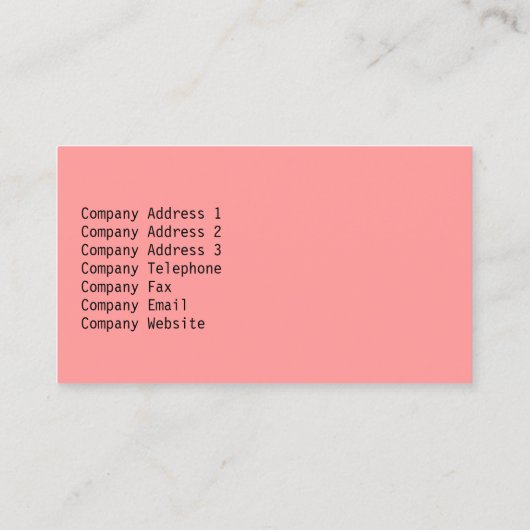 Grote piano rode achtergrond visitekaartje (Achterkant)