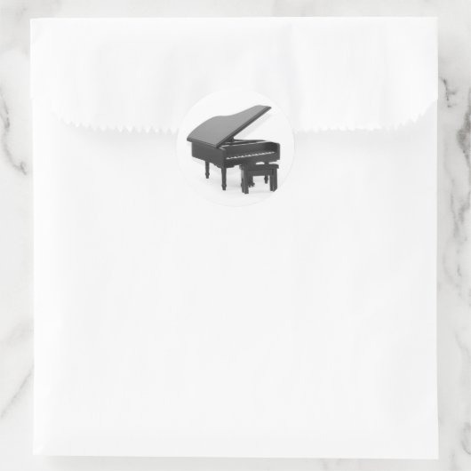 Grote piano sticker (Tas)