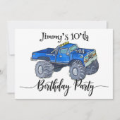 Grote pick-up truck kaart (Voorkant)