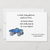 Grote pick-up truck kaart (Achterkant)