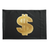 Grote pijlstaaf voor gouden dollars kussensloop (Achterkant-Rechts)
