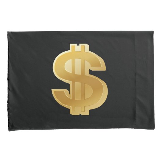 Grote pijlstaaf voor gouden dollars kussensloop (Voorkant-Rechts)