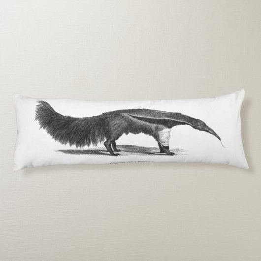 Grote piloot van het anteaterslichaam lichaamskussen (Achterkant)