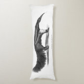 Grote piloot van het anteaterslichaam lichaamskussen (Voorkant Verticaal)