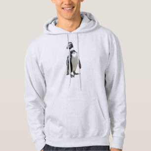 Grote pinguïn kijkt terug hoodie