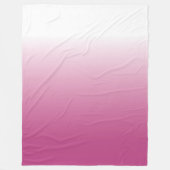 GROTE PINK OMBRE BLANKET FLEECE DEKEN (Voorkant)